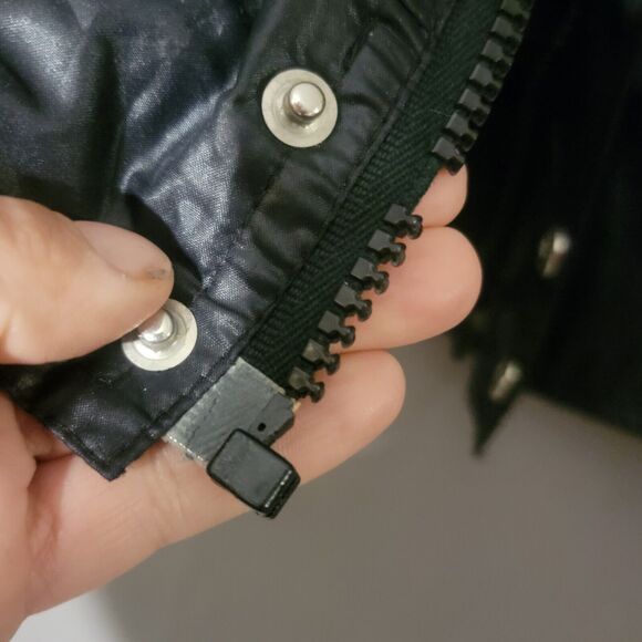 Vintage Star Gear 1980s Windbreaker Jacket Size Large Black Zip Pockets Retro - Picture 6 of 15